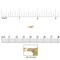 JewelrySupply Lobster Claw Clasp(2.7x7.0mm) w / Ring 14 Karat Solid Yellow Gold